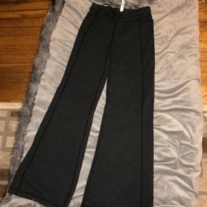 Lululemon Gray Flare Yoga Pants